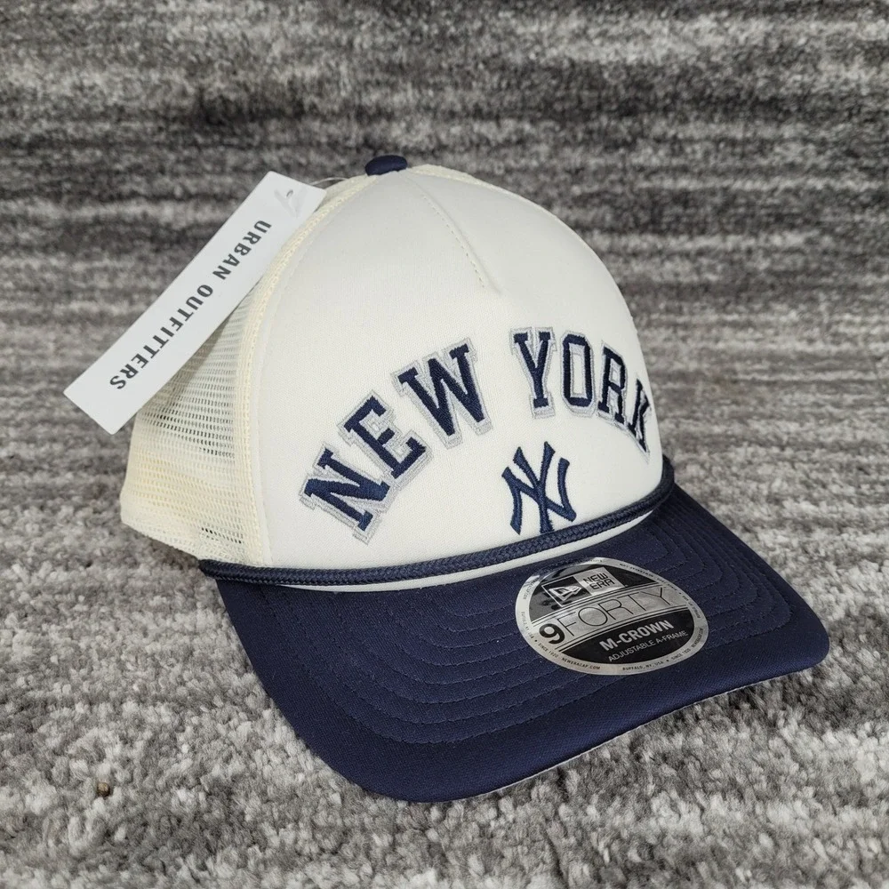New York Yankees New Era 9FORTY‎ M-Crown Adjustable Trucker Hat Baseball Cap